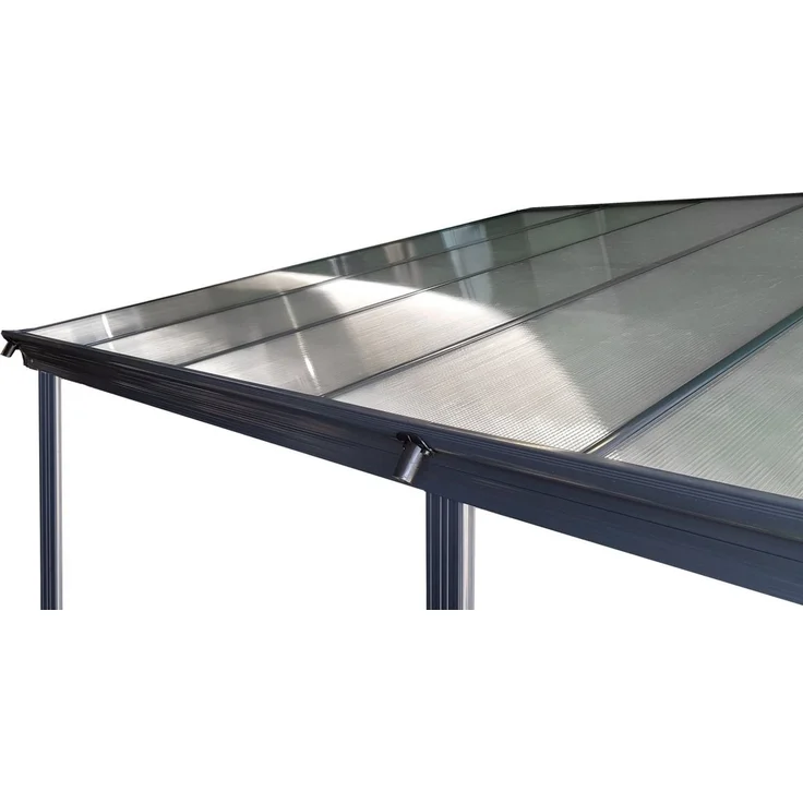 osoltus Alu Terrassenüberdachung Terrassendach Veranda Grau 435 x 300 cm – Bild 2