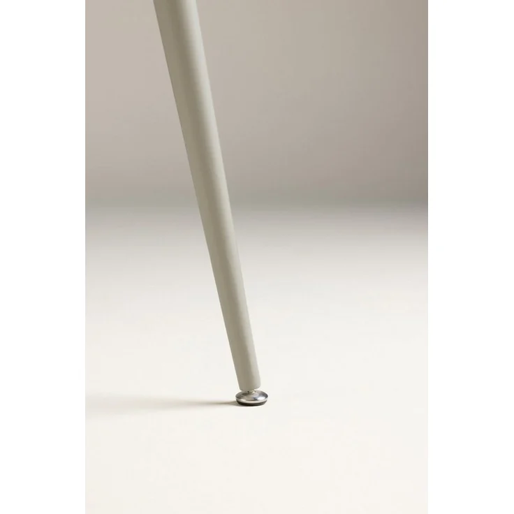Venture Home Esstisch Plaza, runder Esstisch in einladendem Beige, einheitlich, Ø 120 cm, Esszimmertisch, MDF, Stahlbeine, rund, harmonisch, einladend – Bild 4