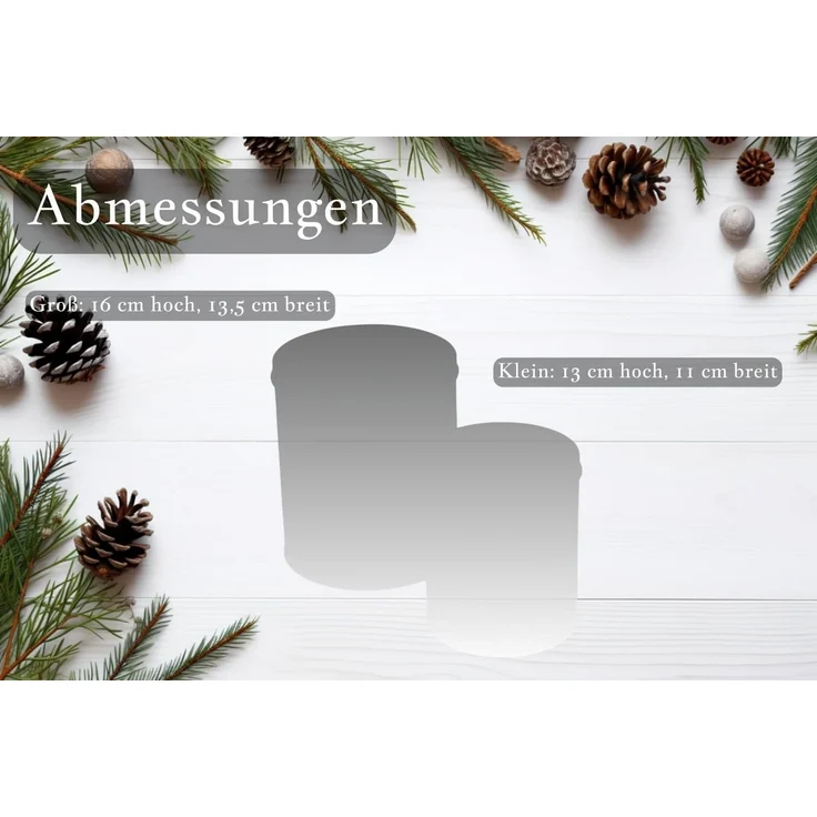 BOLTZE Keksdose 2er Set Metall Keksdose Plätzchendose Engel Fröhliche Weihnachten V19, (2-tlg) – Bild 3