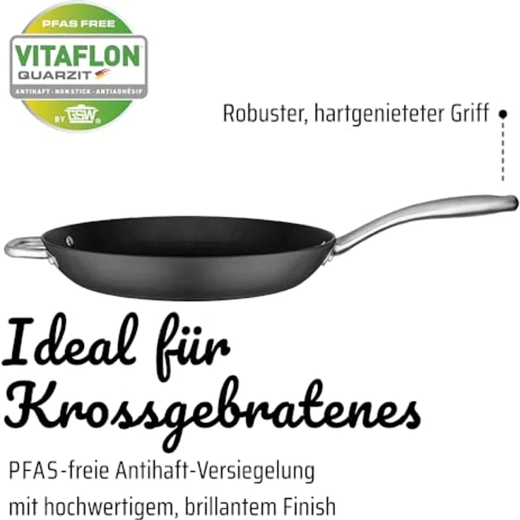 GSW Bratpfanne Robusta, Gusseisen (1-tlg), Induktion – Bild 4