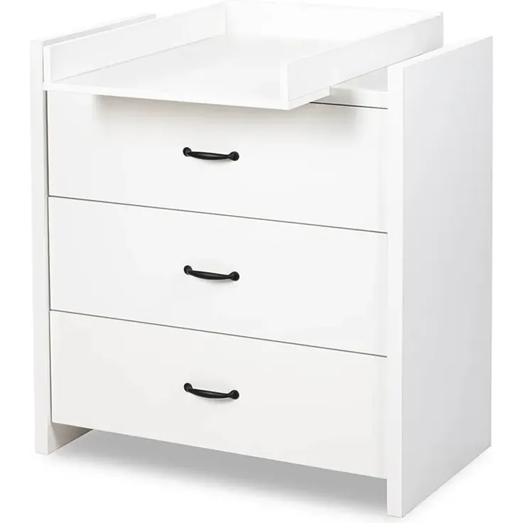Sleepyshop24 Wickelaufsatz für Kommode Weiß - Holz Wickelbrett für Baby 70x50 cm - Stabiler Wickeltischaufsatz – Bild 3