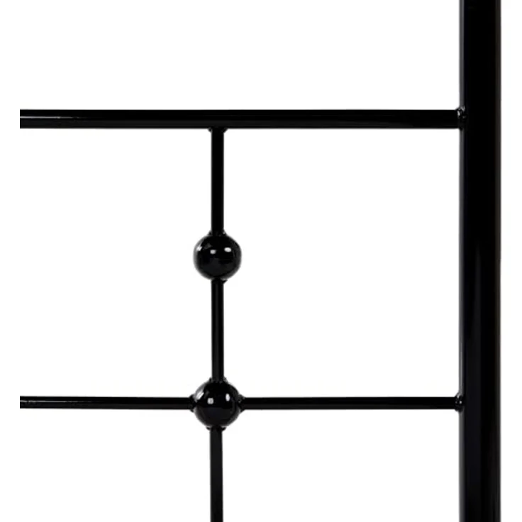 Himmelbett Metall ARTONNE 90 x 200 cm Schwarz – Bild 7