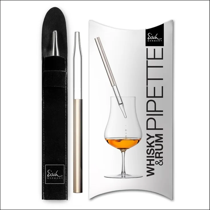 Eisch Gentleman Whisky-Pipette Platin