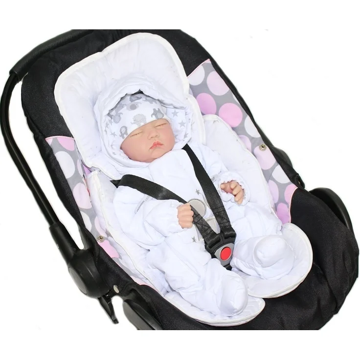 Primawela Sitzverkleinerer Sitzverkleinerer Baumwolle für Auto Kindersitz Baby Schale Einlage – Bild 2