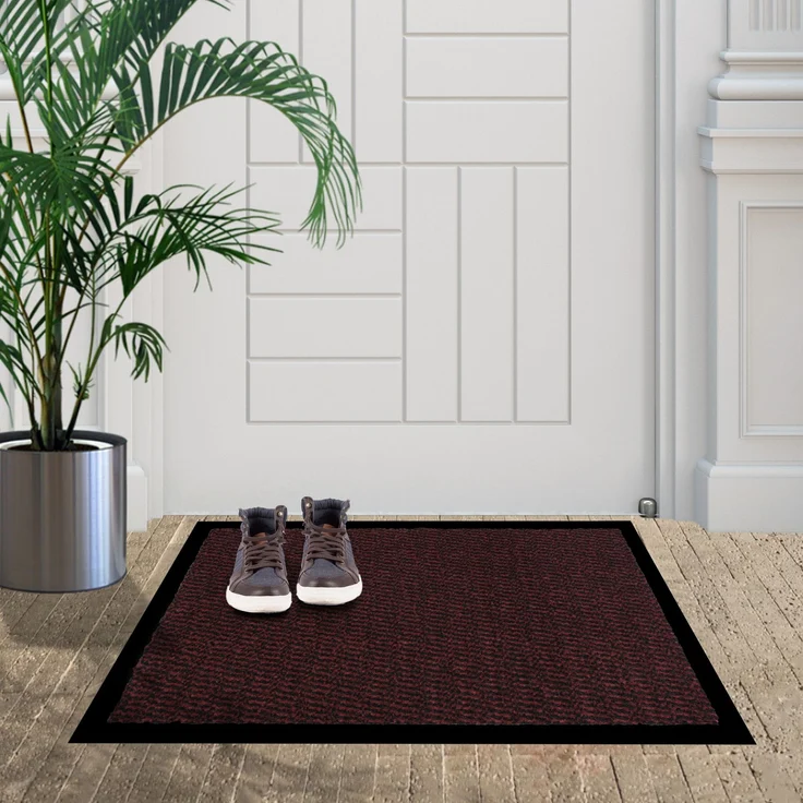 Furni24 Fußmatte - Rot-Schwarz, 40 x 60 cm – Bild 5