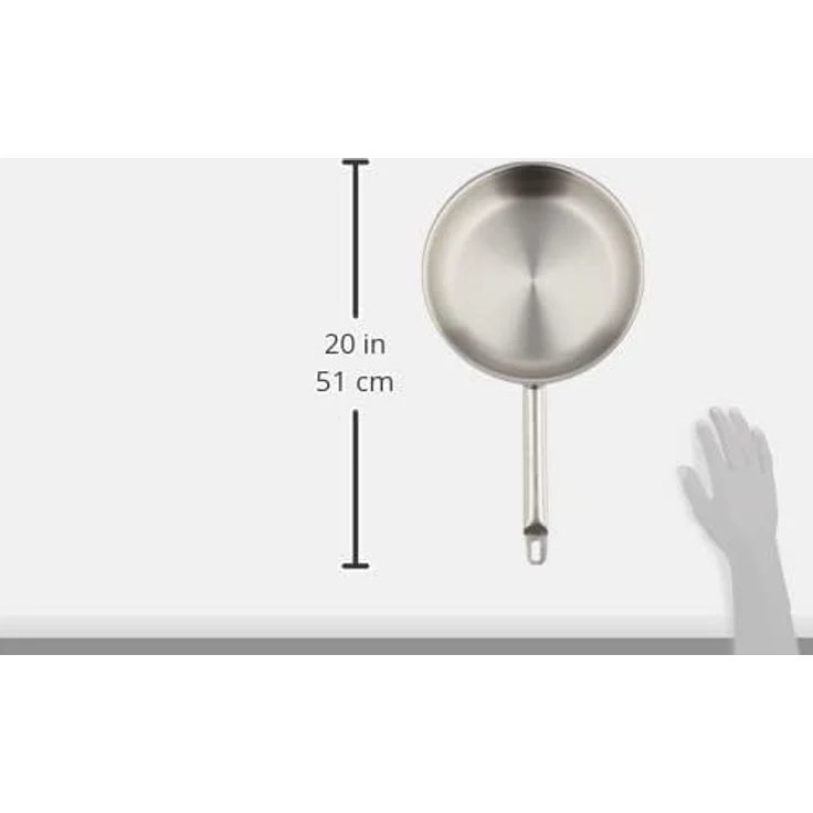 Zwilling Pro Bratpfanne 18/10 Edelstahl silber 26 cm – Bild 3