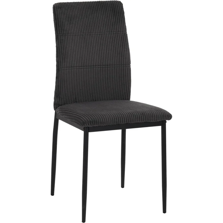 Stuhl Finn dunkelgrau cord – Bild 2