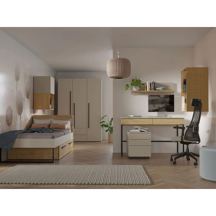 Mirjan24 Jugendzimmer-Set Latkop I (Farbe: Cashmere / Frühlingseiche) – Bild 2