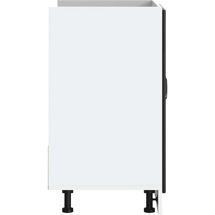 vidaXL Spülenunterschrank Kalmar Schwarz 80x46x81,5 cm Holzwerkstoff 853448 – Bild 5
