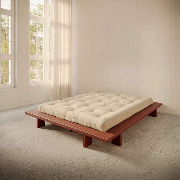 Karup Design Futonbett Bettgestell JAPAN BED Futonbett aus FSC®-zertifiziertem Massivholz (Mit Lattenrost), zeitlos, bequem & in mehreren Farben und Größen erhältlich – Bild 2