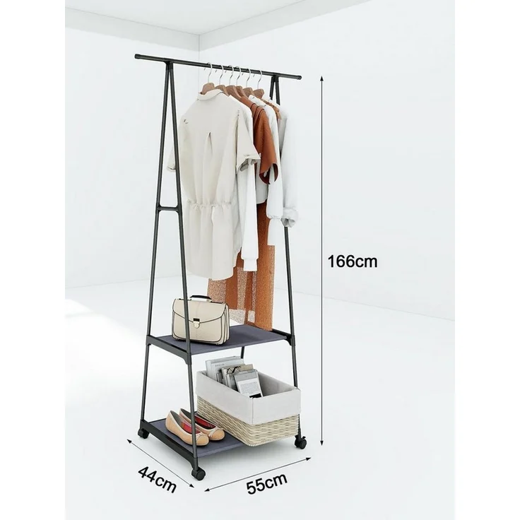 Youyijia Garderobe Kleiderständer kleiderstange 160 * 55 * 42CM Garderobe – Bild 2