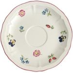 Teeuntertasse Petite Fleur Villeroy und Boch Teetasse - Mikrowelle geeignet, Spülmaschinenfest