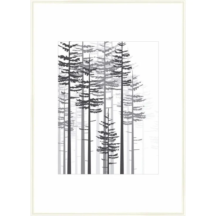 Bilderrahmen Modern cremeweiß, 21 x 29,7 cm (A4)