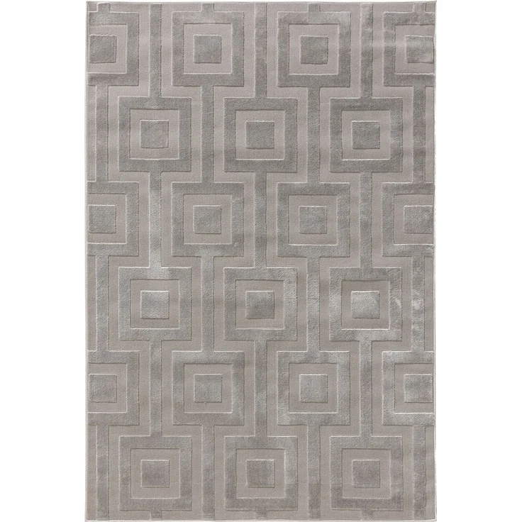 benuta Teppich Claire, rechteckig, Höhe: 6 mm, Teppich Wohnzimmer, Esszimmer, Schlafzimmer, Flur, Boho, Pflegeleicht – Bild 1