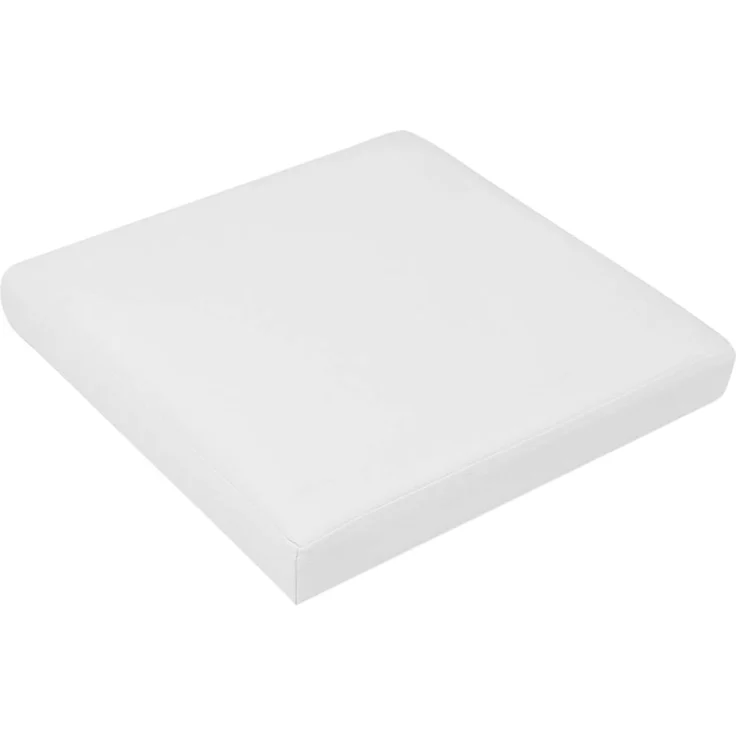ECHTWERK Sitzwürfel StoreCube, faltbar, circa 38 x 38 x 38 cm, Kunstleder, Aufbewahrungsbox, weiß – Bild 5