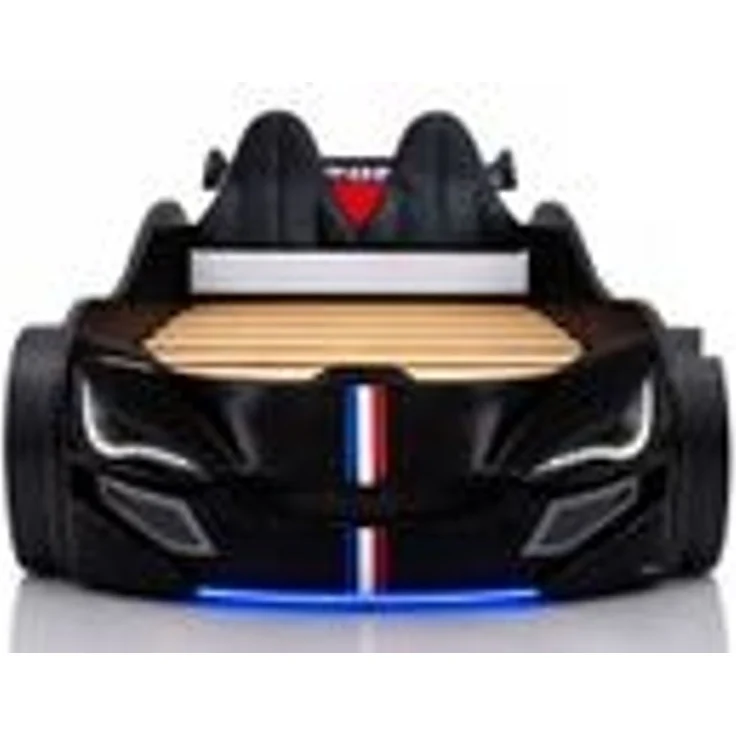 Autobett Kinder 90x200 Jungen LED Leuchte Unterbodenbeleuchtung Sound Fernbedienung – Bild 8