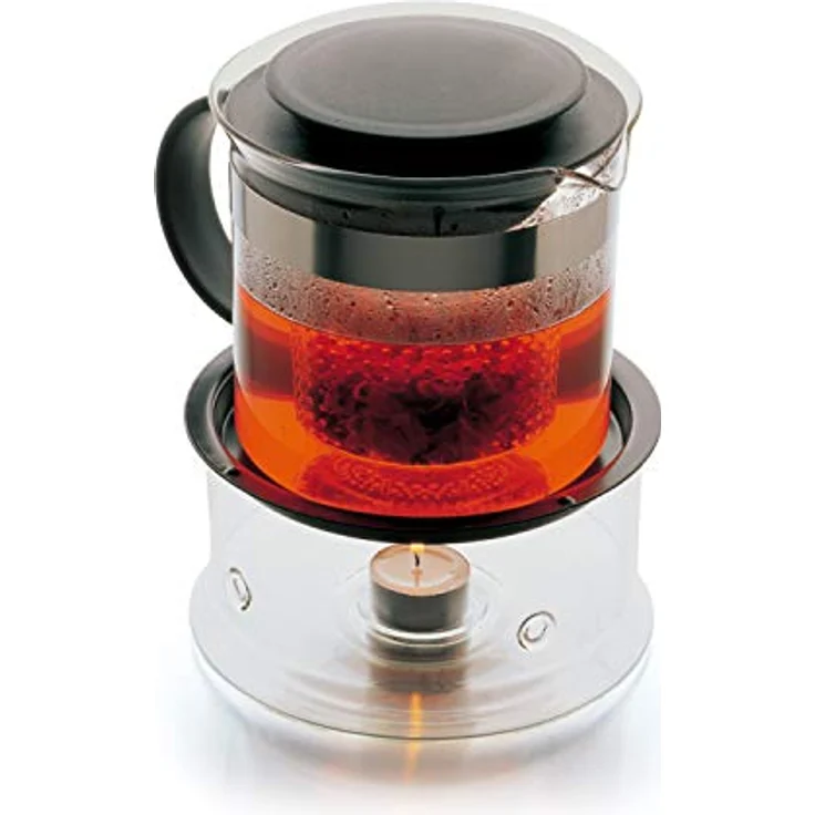Bodum Teebereiter bistroNouveau (Kunststoff Teesieb, Hitzebeständiges Glas, 1,5 liters) schwarz – Bild 4