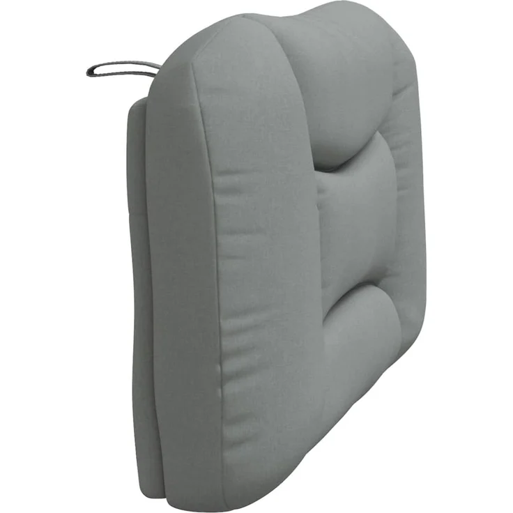 vidaXL Kopfteil-Kissen Hellgrau 100 cm Stoff 374549 – Bild 6