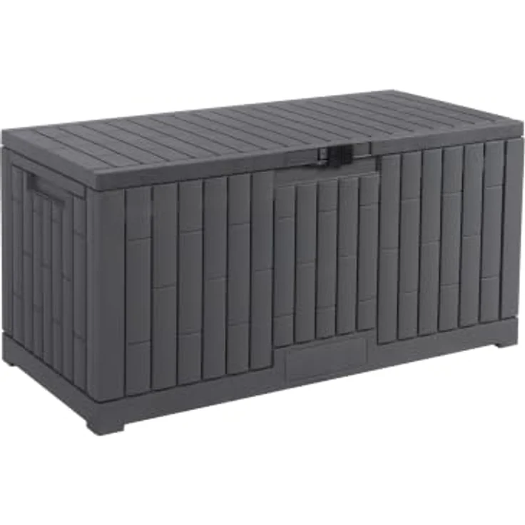 Koll Living Gartenbox Mara, 454 Liter, wetterbeständig, 135 x 58,7 x 65 cm, grau – Bild 1
