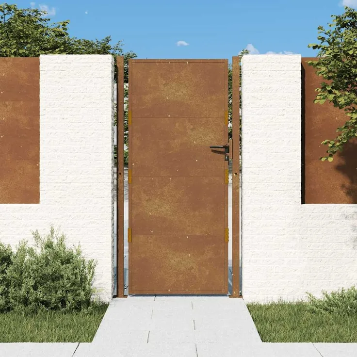 vidaXL Gartentor 100x175 cm Cortenstahl 153206