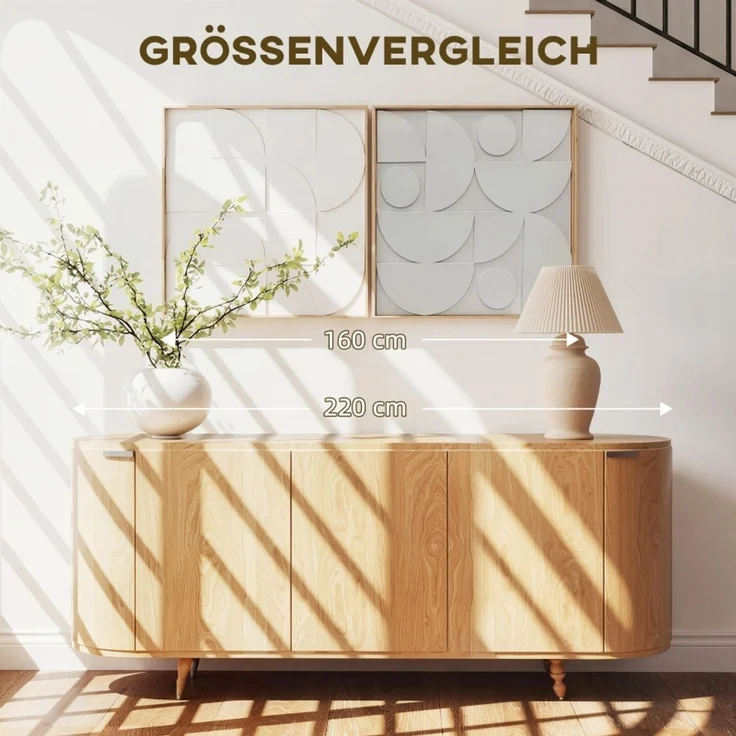 Wanddeko 3D 2er Set geometrisch Wanddekoration Modern Wand Deko für Wohnzimmer, Flur, 80 x 3,5 x 80 cm, Weiß--Weiß--80x3.5x80cm--YOUDENOVA – Bild 7