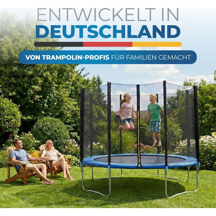 Terena Federabdeckung 244 cm Randabdeckung für Trampolin blau – Bild 7