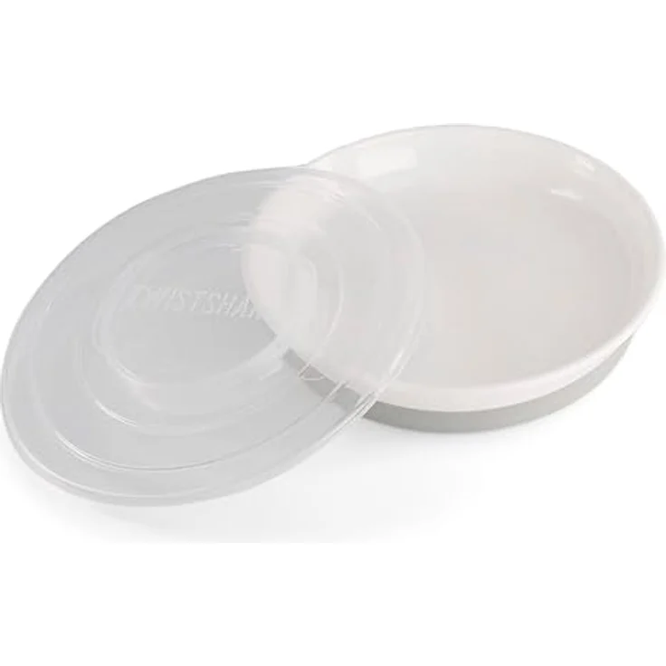 Twistshake-Platte | Babyteller mit luftdichtem Deckel | BPA-freier Baby-Entwöhnungsteller | Essenstrainingsteller | Lernteller für Kinder | 6m+ Baby-Futterteller | Neugeborenen-Essentials | Weiß – Bild 8