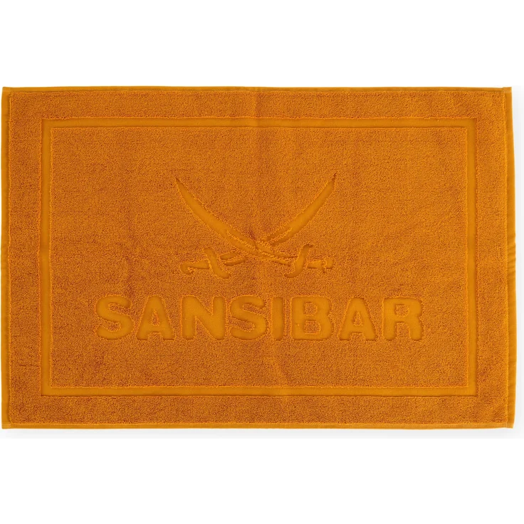 Badematte SANSIBAR COAST BHT 70x5x50 cm gelb Badteppich Badvorleger Duschvorleger Duschmatte Badeteppich