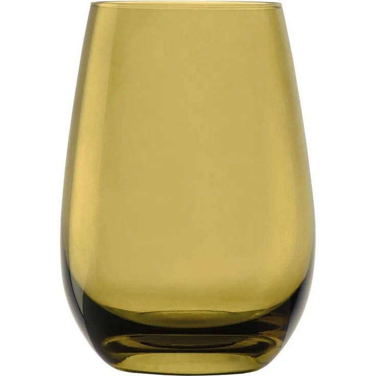 Stölzle Lausitz ELEMENTS Becher 465 ml oliv 6er Set