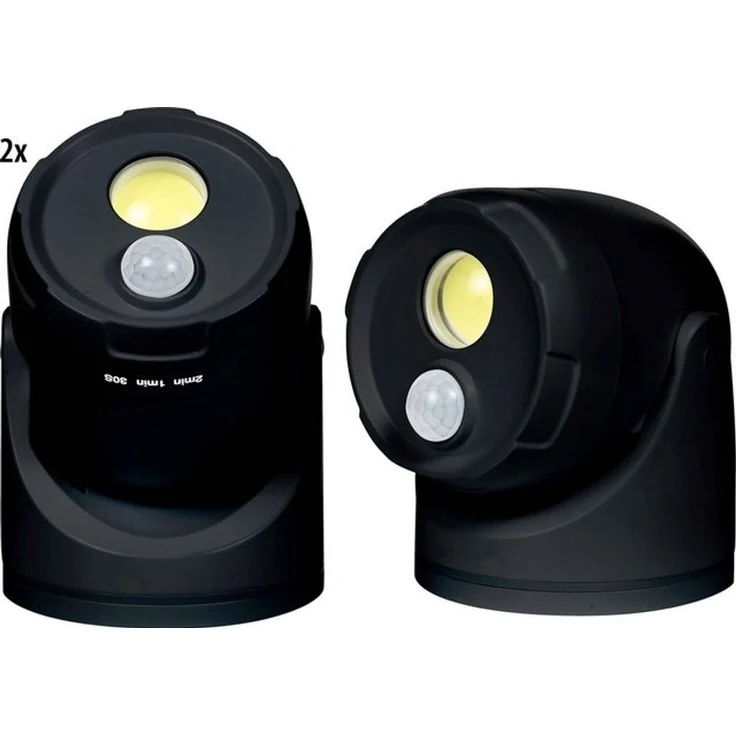 Northpoint LED Wandstrahler LED Batterie Spot Strahler Flutlicht Bewegungsmelder inkl. D-Batterien – Bild 4
