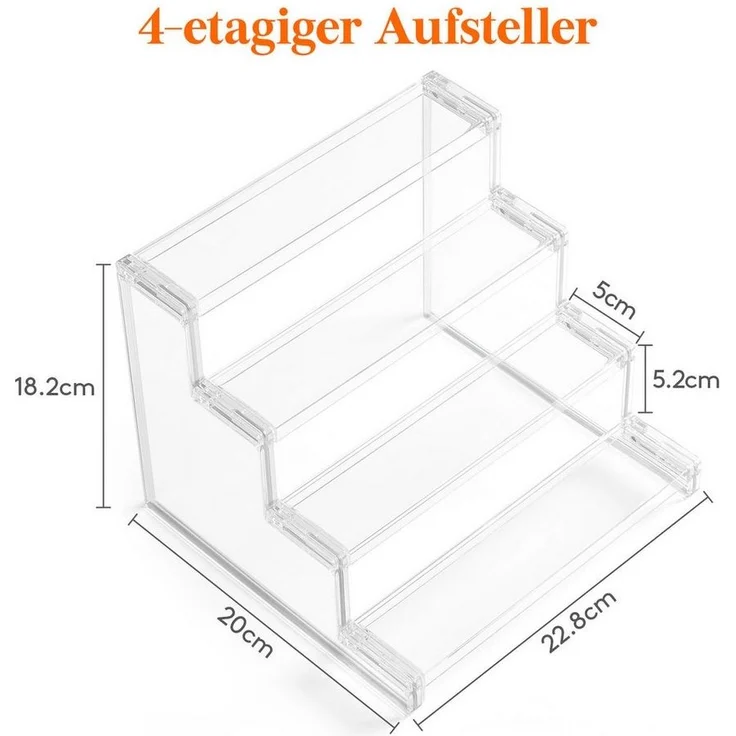 Lifewit Ablageregal Cupcake Display Ständer Kunststoffständer für Muffin Dessert donut, 2-tlg. – Bild 3