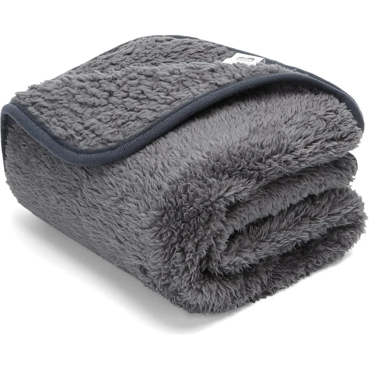 Nobleza Hundedecke Weiche Fleecedecke Waschbare Deck für Haustier Hunde Katzen Welpen Weiche Warme Matte, Grau 160 * 120cm