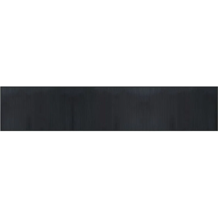 vidaXL Teppich Rechteckig Schwarz 60x300 cm Bambus 376840 – Bild 1