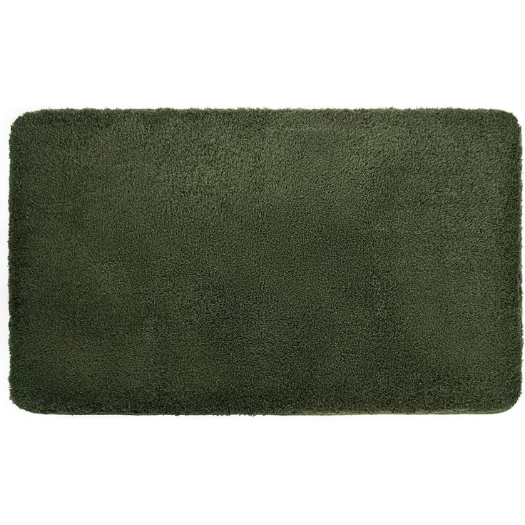 OTTO home Badematte Merida, Badvorleger, Badezimmer Teppich, Höhe 32 mm, rutschhemmend beschichtet, schnell trocknend, strapazierfähig, fußbodenheizungsgeeignet, Kunstfaser, Badteppich, Uni Farben, rechteckig, rund & als 2-tlg. Set erhältlich – Bild 2