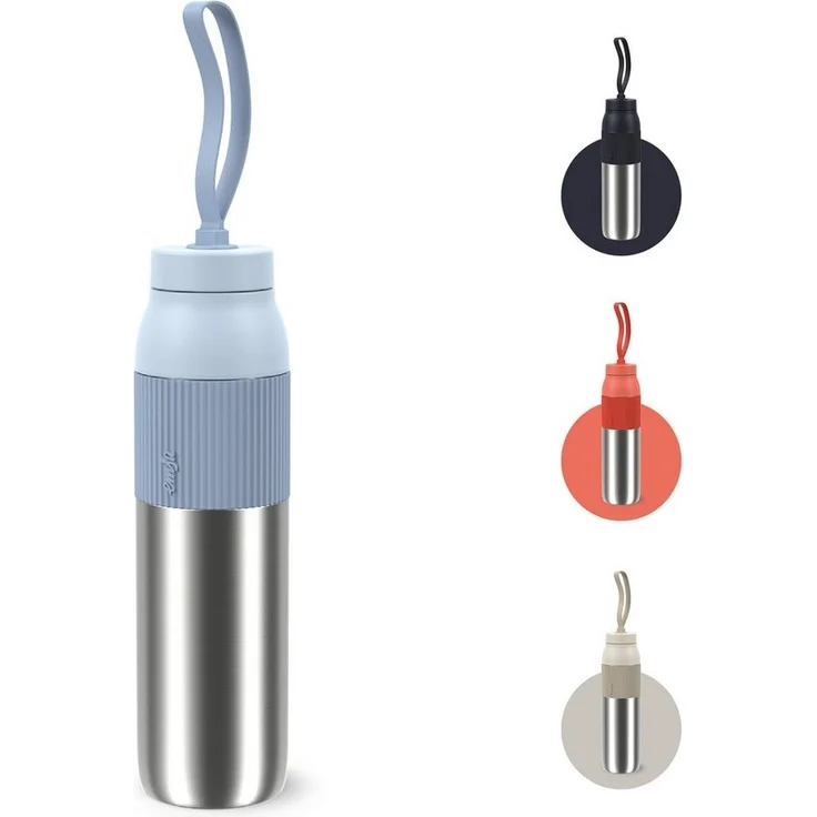 Emsa Isolierflasche beYou Twist, mit integriertem Sieb und Trageband, 100% dicht, spülmaschinengeeignet – Bild 5