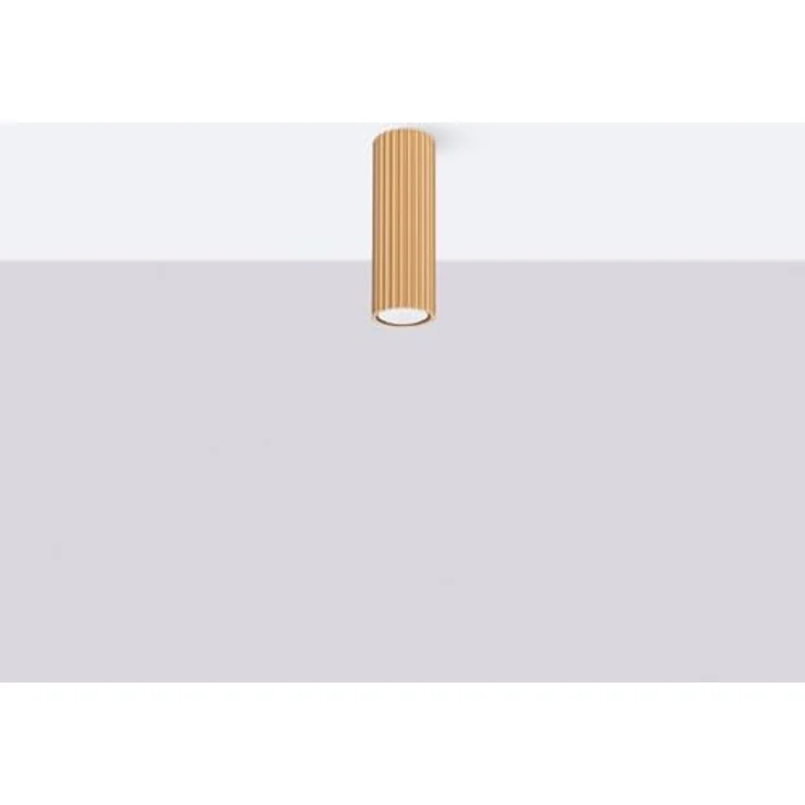 SOLLUX lighting Deckenstrahler Karbon Gold, Aluminium 1 Flammig, 6,5 x 6,5 x 20 cm, IP20, GU10 kompatibel – Bild 2