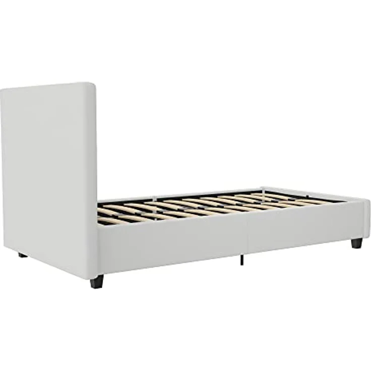 DHP Furniture Dakota Upholstered Platform Bed White Single – Bild 18
