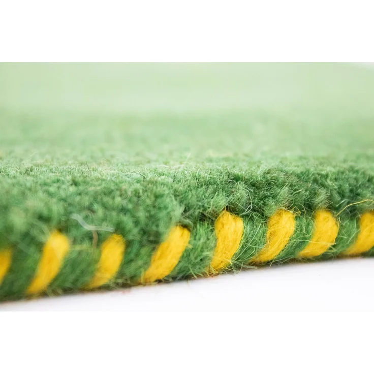 Gabbeh Teppich - Indus »Agra« 90 x 60 cm - grün – Bild 3