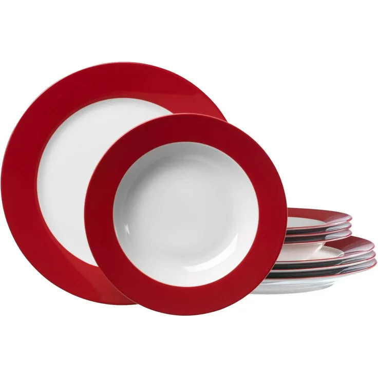 Ritzenhoff & Breker DOPPIO Tafelservice 8-teilig Rot