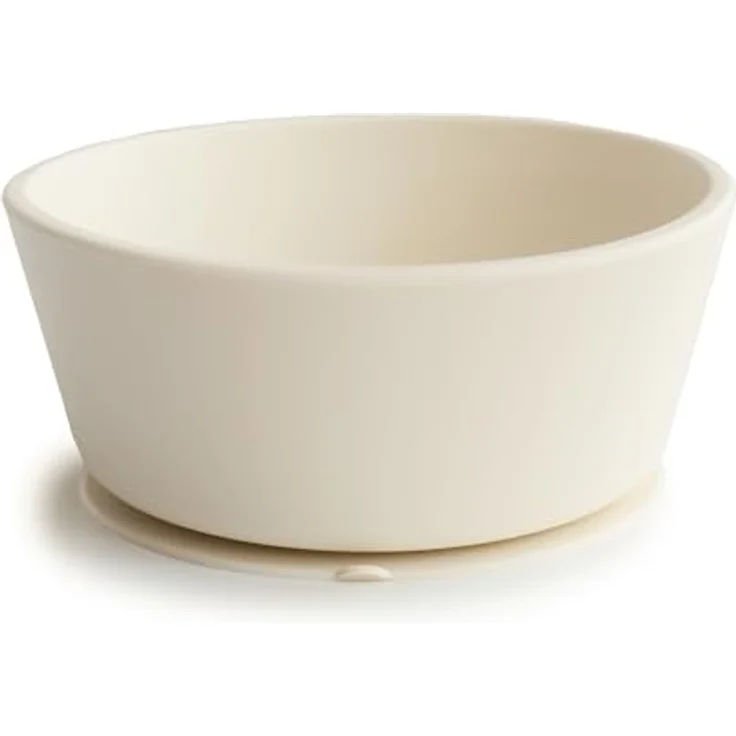 Mushie Silikon Schüssel mit Saugring ivory – Bild 2