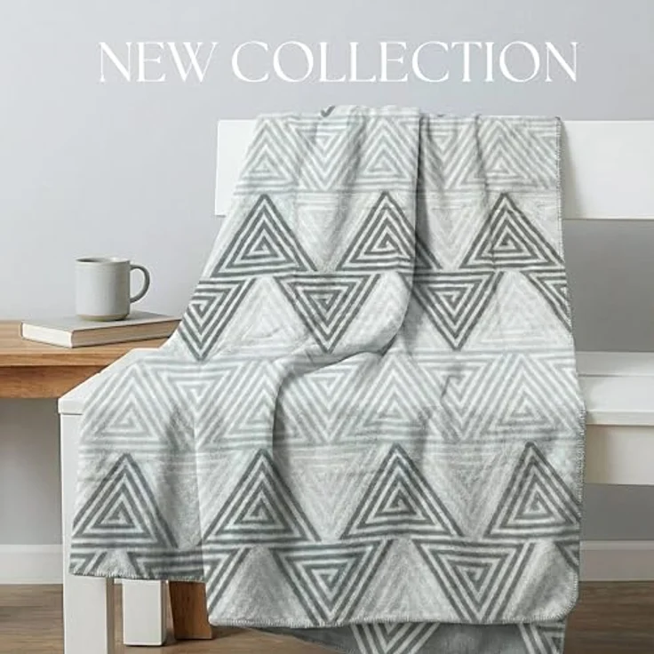 Plaid Kuscheldecke flauschig Tagesdecke 150x200 cm, SEI Design, Deko Wohnzimmer Überwurf für Couch – Bild 10
