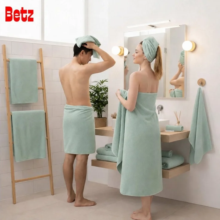 Betz Badetuch groß XXL Berlin Größe 100 x 200 cm Saunatuch, 100% Baumwolle (1 Stück, 1-St), Saunatuch Badetuch Badetücher – Bild 2
