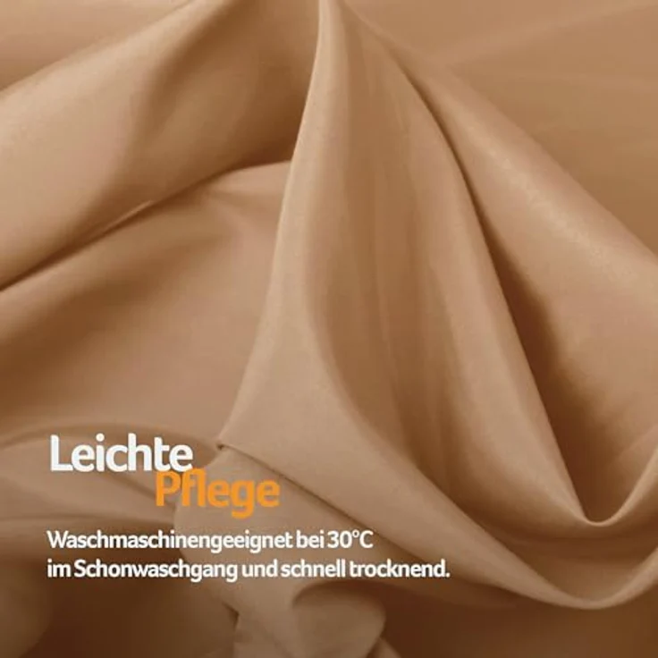 Bestlivings Vorhang "Ellen" mit Universalband (1 St), Kräuselband, blickdicht, Mikrofaser satinähnlich, einfarbig, waschbar bei 30°C, meist bügelfrei – Bild 10