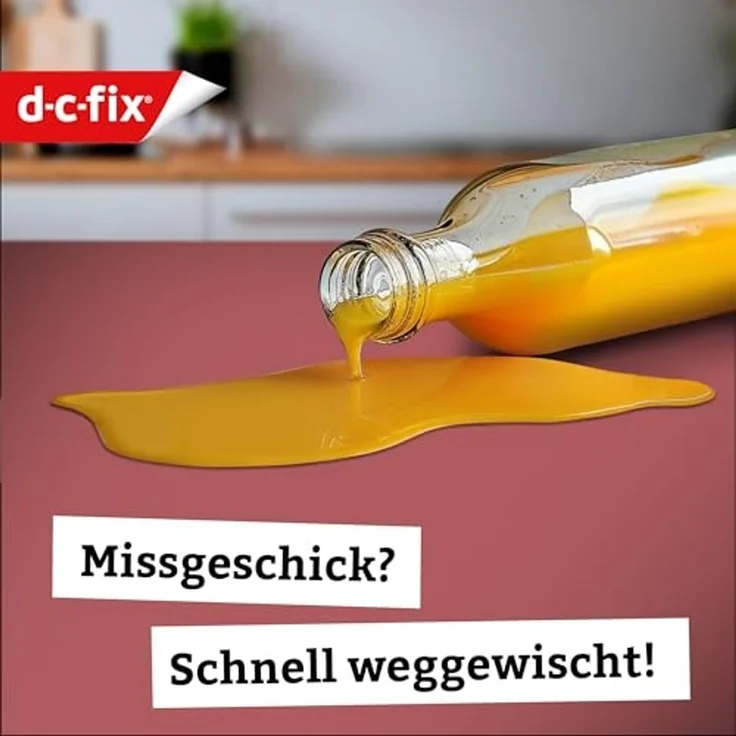 d-c-fix Tischdecke Mineral Red Ø 140 cm – Bild 4