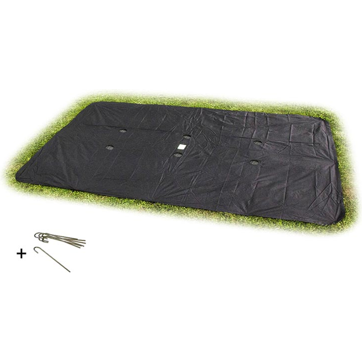 EXIT Trampolin Abdeckplane Ground Level 305x519 cm rechteckig ZUBEHÖR