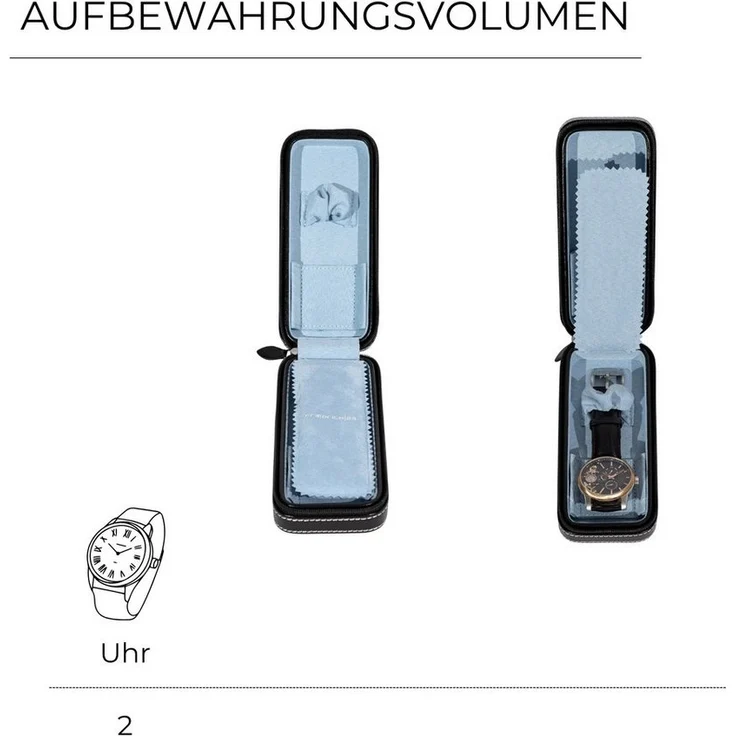 Friedrich23 Uhrenetui Bond für 2 Uhren – Bild 2