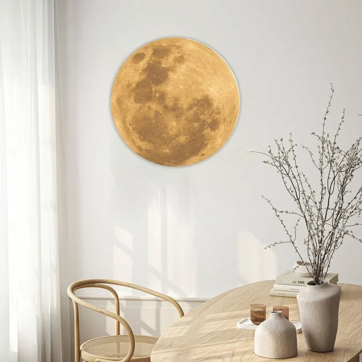 OTTO home Wandtattoo 3D Wandtattoo heller Mond selbstklebend (1 St), Helles Mondbild – Bild 2
