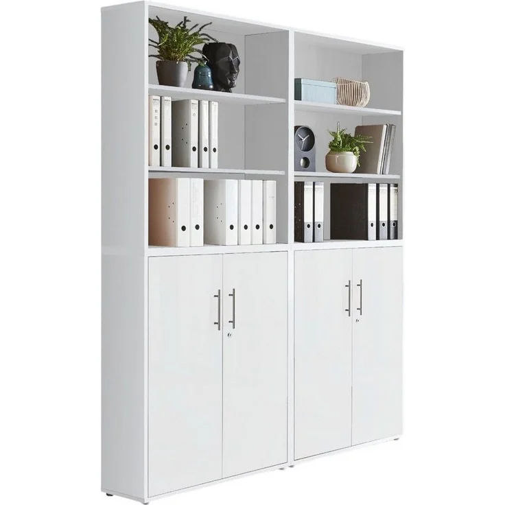 BMG Möbel Aktenschrank Office Edition 11 (Schrankwand Set, 4tlg) abschließbar, matt oder Hochglanz lackiert – Bild 5