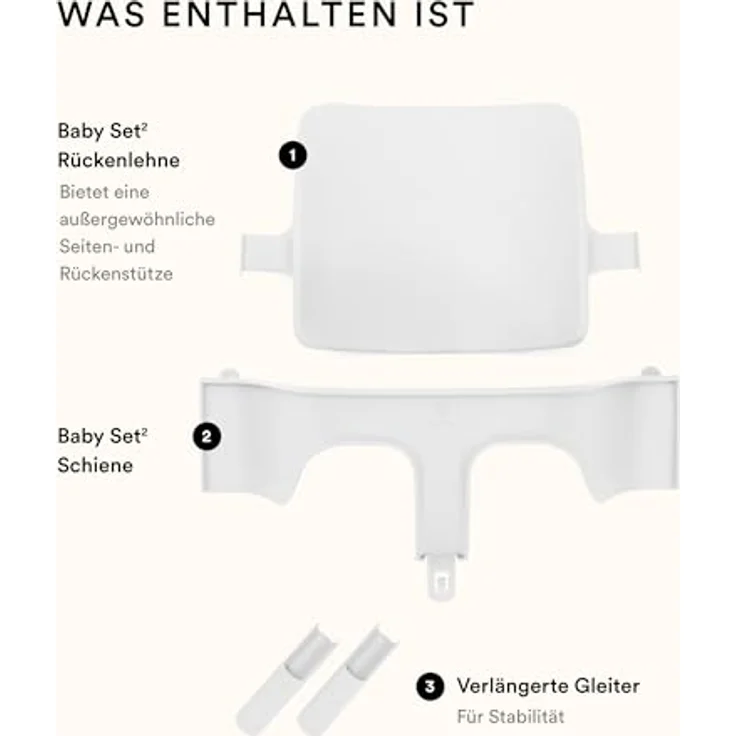 Stokke Tripp Trapp® Baby Set² White – Bild 6