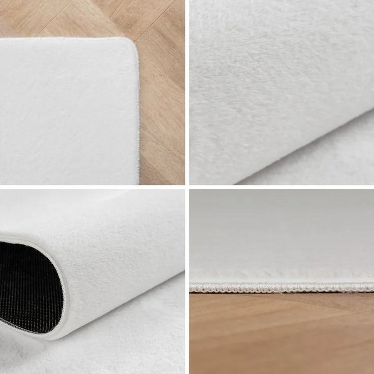 Carpettex Veloursteppich Unicolor - Einfarbig, Rund, Höhe: 11 mm, Perfekt geeignet für Wohnzimmer, Schlafzimmer,Küche,Kinderzimmer – Bild 2